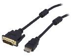 Cable - Connectique Pour Peripherique Cable HDMI 1.4 male DVI-D male 3m noir