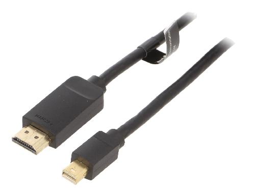 Cable - Connectique Pour Peripherique Cable HDMI 1.4 male mini DisplayPort male 2m noir