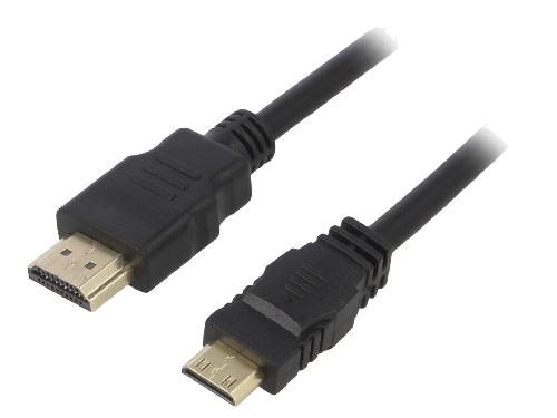 Cable - Connectique Pour Peripherique Cable HDMI 1.4 male mini HDMI male 1m noir