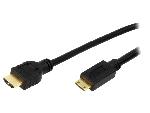 Cable - Connectique Pour Peripherique Cable HDMI 1.4 male mini HDMI prise male 1.5m - Noir