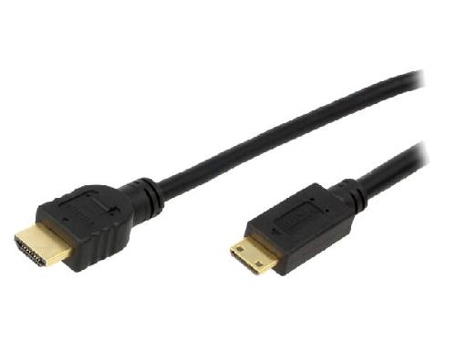 Cable - Connectique Pour Peripherique Cable HDMI 1.4 male mini HDMI prise male 1m - Noir