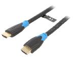 Cable - Connectique Pour Peripherique Cable HDMI 1.4 prise male des deux cotes 4K 3D UHD 10m - Noir