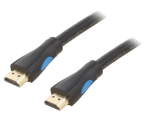 Cable - Connectique Pour Peripherique Cable HDMI 1.4 prise male des deux cotes 8m - Noir