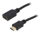 Cable - Connectique Pour Peripherique Cable HDMI 2.0 Femelle vers male 3m noir