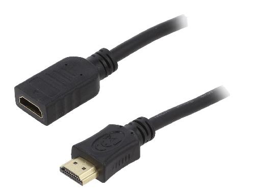 Cable - Connectique Pour Peripherique Cable HDMI 2.0 Femelle vers male 3m noir