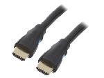 Cable - Connectique Pour Peripherique Cable HDMI 2.0 HDMI prise male des deux cotes UHD 4K 3D 3m - Noir