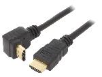 Cable - Connectique Pour Peripherique Cable HDMI 2.0 male 90o 3m noir
