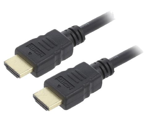 Cable - Connectique Pour Peripherique Cable HDMI 2.0 male des deux cotes 0.5m noir