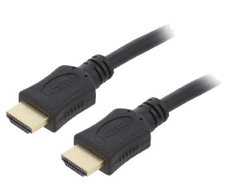 Cable - Connectique Pour Peripherique Cable HDMI 2.0 male des deux cotes 0.5m noir