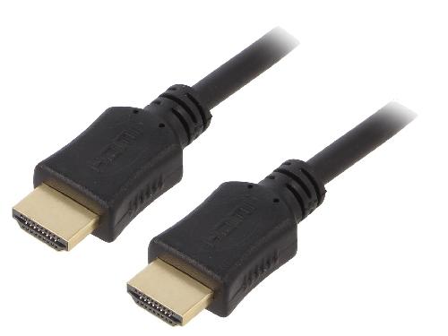 Cable - Connectique Pour Peripherique Cable HDMI 2.0 male des deux cotes 1.8m noir