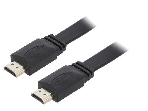 Cable - Connectique Pour Peripherique Cable HDMI 2.0 male des deux cotes 3m noir