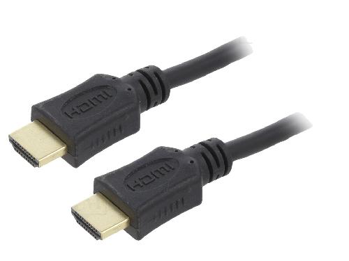 Cable - Connectique Pour Peripherique Cable HDMI 2.0 male des deux cotes 3m noir