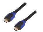 Cable - Connectique Pour Peripherique Cable HDMI 2.0 male des deux cotes 4K 3D UHD 15m - Noir