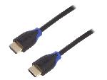 Cable - Connectique Pour Peripherique Cable HDMI 2.0 male des deux cotes 4K 3D UHD 2m - Noir