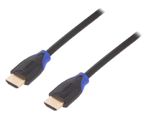 Cable - Connectique Pour Peripherique Cable HDMI 2.0 male des deux cotes 4K 3D UHD 3m - Noir