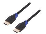 Cable - Connectique Pour Peripherique Cable HDMI 2.0 male des deux cotes 4K 3D UHD 5m - Noir