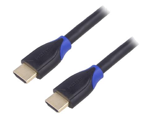 Cable - Connectique Pour Peripherique Cable HDMI 2.0 male des deux cotes 4K 3D UHD 7.5m - Noir