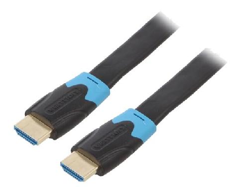 Cable - Connectique Pour Peripherique Cable HDMI 2.0 prise male des deux cotes UHD 4K 3D 1.5m - Noir