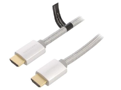 Cable - Connectique Pour Peripherique Cable HDMI 2.0 prise male des deux cotes UHD 4K 3D 10m - Noir