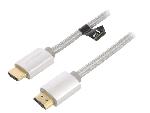 Cable - Connectique Pour Peripherique Cable HDMI 2.0 prise male des deux cotes UHD 4K 3D 2m - Noir