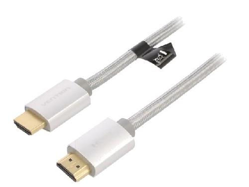 Cable - Connectique Pour Peripherique Cable HDMI 2.0 prise male des deux cotes UHD 4K 3D 2m - Noir