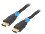 Cable - Connectique Pour Peripherique Cable HDMI 2.0 prise male des deux cotes UHD 4K 3D 3m - Noir