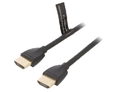 Cable - Connectique Pour Peripherique Cable HDMI 2.0 prise male des deux cotes UHD 4K 3D 3m - Noir