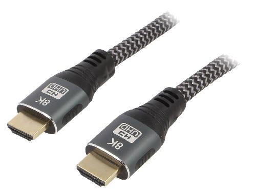 Cable - Connectique Pour Peripherique Cable HDMI 2.1 male des deux cotes 1m noir
