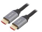 Cable - Connectique Pour Peripherique Cable HDMI 2.1 male des deux cotes 4K 3D 8K UHD 3m - Noir