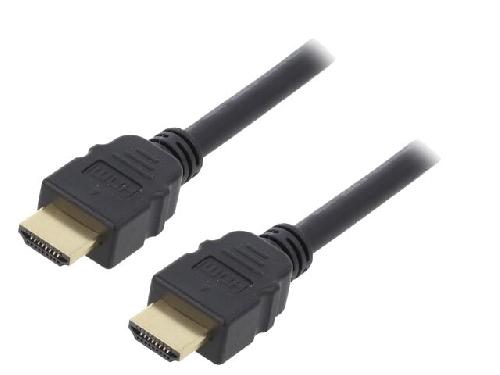 Cable - Connectique Pour Peripherique Cable HDMI 2.1 prise male des deux cotes 1m UHD 4K 8K - Noir