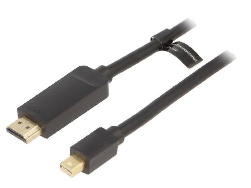 Cable - Connectique Pour Peripherique Cable HDMI male mini DisplayPort male 2m noir