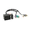 Cable installation haut-parleurs Roger Adaptateur systeme actif 4xRCA compatible avec BMW 17 broches rondes