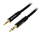 Cable - Connectique Pour Peripherique Cable Jack 2.5mm 3pin Male vers Male 0.5m noir