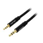 Cable Jack 2.5mm 3pin Male vers Male 0.5m noir