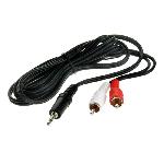 Cable Jack 3.5mm 2x RCA 1.5m