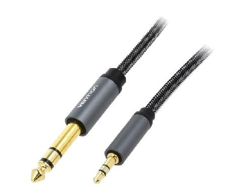 Cable - Connectique Pour Peripherique Cable Jack 3.5mm 3pin Male vers Jack 6.3mm Male 10m