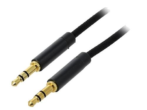 Cable - Connectique Pour Peripherique Cable Jack 3.5mm 3pin Male vers Male 1.5m