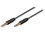 Cable - Connectique Pour Peripherique Cable Jack 3.5mm 4pin Male Male 2m Or