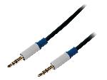 Cables Jack Cable Jack 3.5mm male des deux cotes 1.5m - Noir