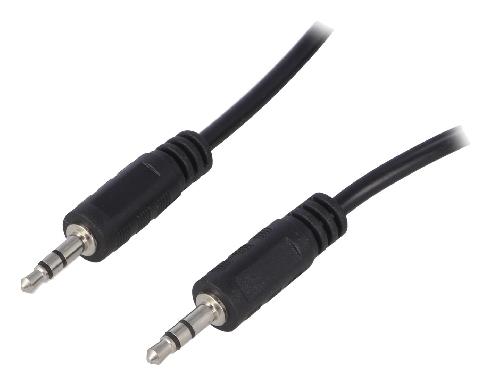 Cables Jack Cable Jack 3.5mm male des deux cotes 10m - Noir