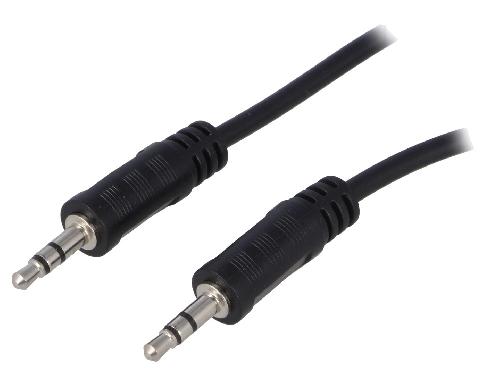 Cables Jack Cable Jack 3.5mm male des deux cotes 2m - Noir