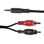 Cable Jack 3.5mm Stereo Male 2xRCA Male - 1.5m