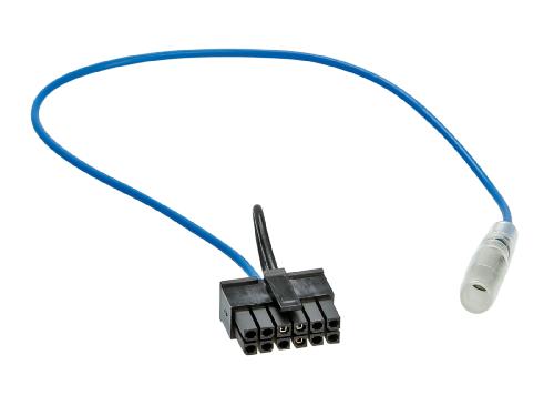 Commande au volant de Roger Cable lead compatible avec autoradio Kenwood 1 fil et interface commande au volant - bleu