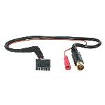 Commande au volant de Roger Cable lead compatible avec autoradio Kenwood et interface commande au volant - noir