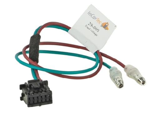 Cable lead Incartec pour autoradio Blaupunkt Chinois Kenwood 2 fils - archives