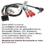 Commande au volant de Roger Cable lead universel compatible avec autoradio du commerce et interface commande au volant CTMULTILEAD