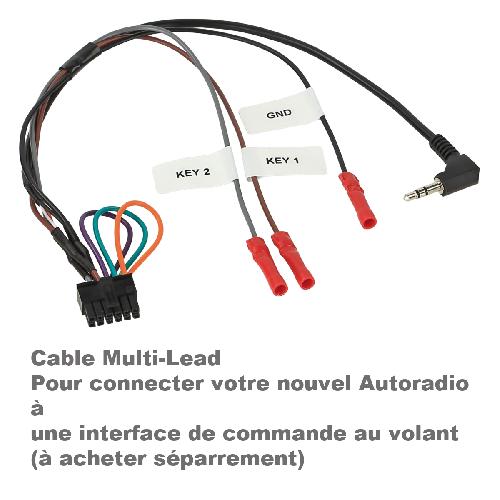Commande au volant de Roger Cable lead universel compatible avec autoradio interface commande au volant 42CTMULTILEAD