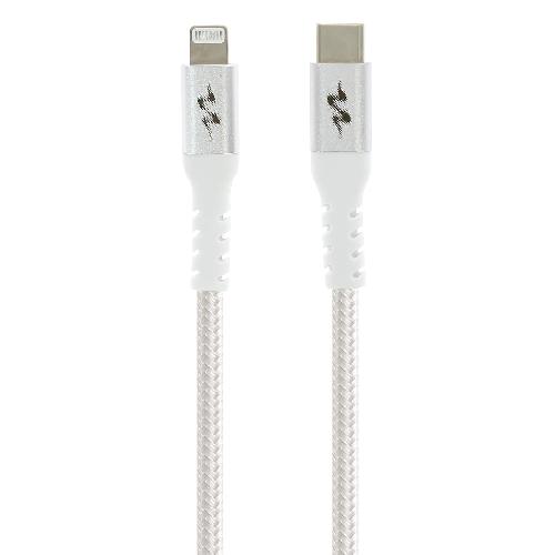 Cable - Connectique Telephone Cable Mfi Usb-C-Lightning 1m Nylon 2.0a - Pulse