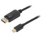 Cable - Connectique Pour Peripherique Cable mini DisplayPort 1.2 male 1.8m noir