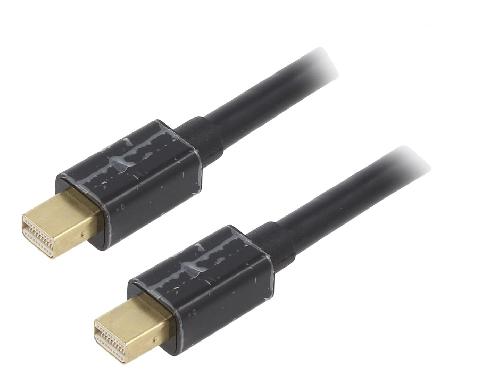 Cable - Connectique Pour Peripherique Cable mini DisplayPort 1.2 male des deux cotes 1.8m noir